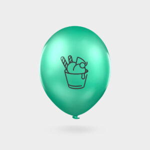 Balony reklamowe z nadrukiem turkusowy